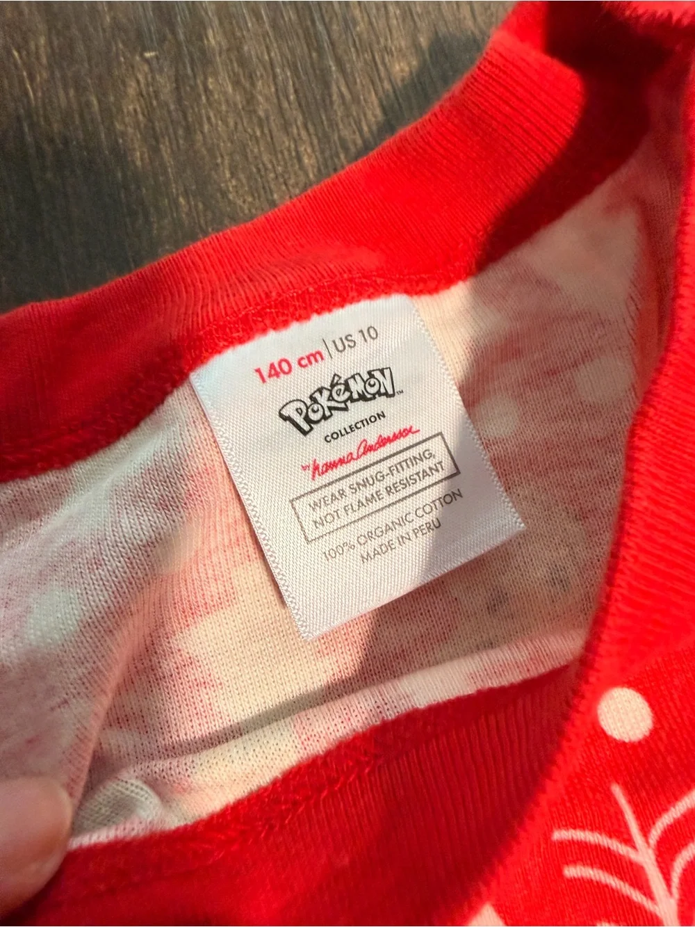 Hanna Andersson Red Reindeer & Tree Holiday Pajama Set